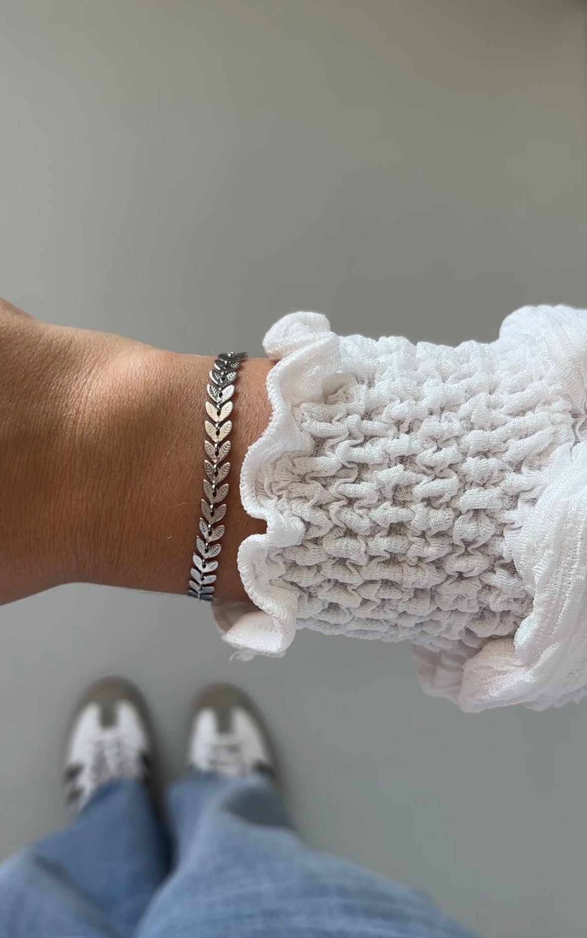 Armband leaf silver