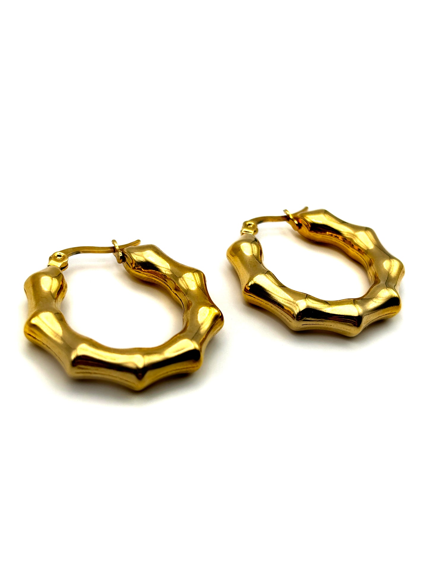 Oorbellen Chunky Hoops Gold