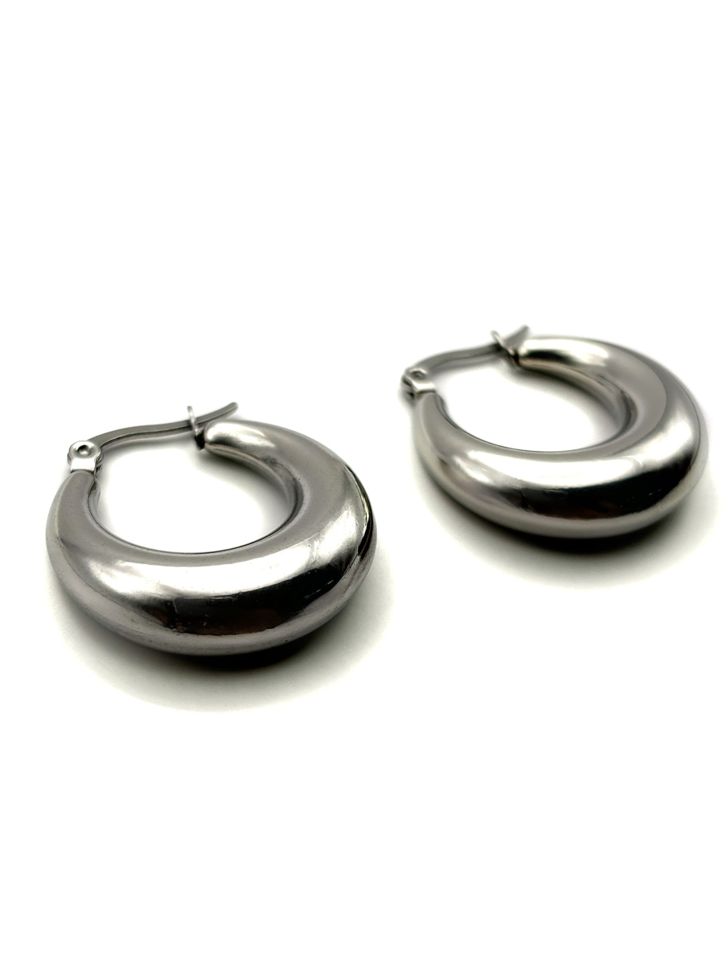 Oorbellen Silver Hoops