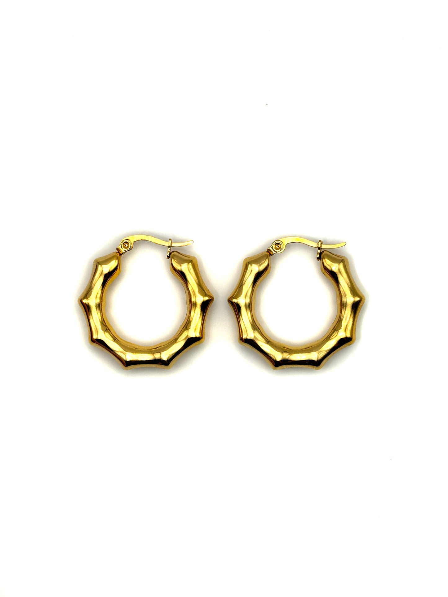 Oorbellen Chunky Hoops Gold