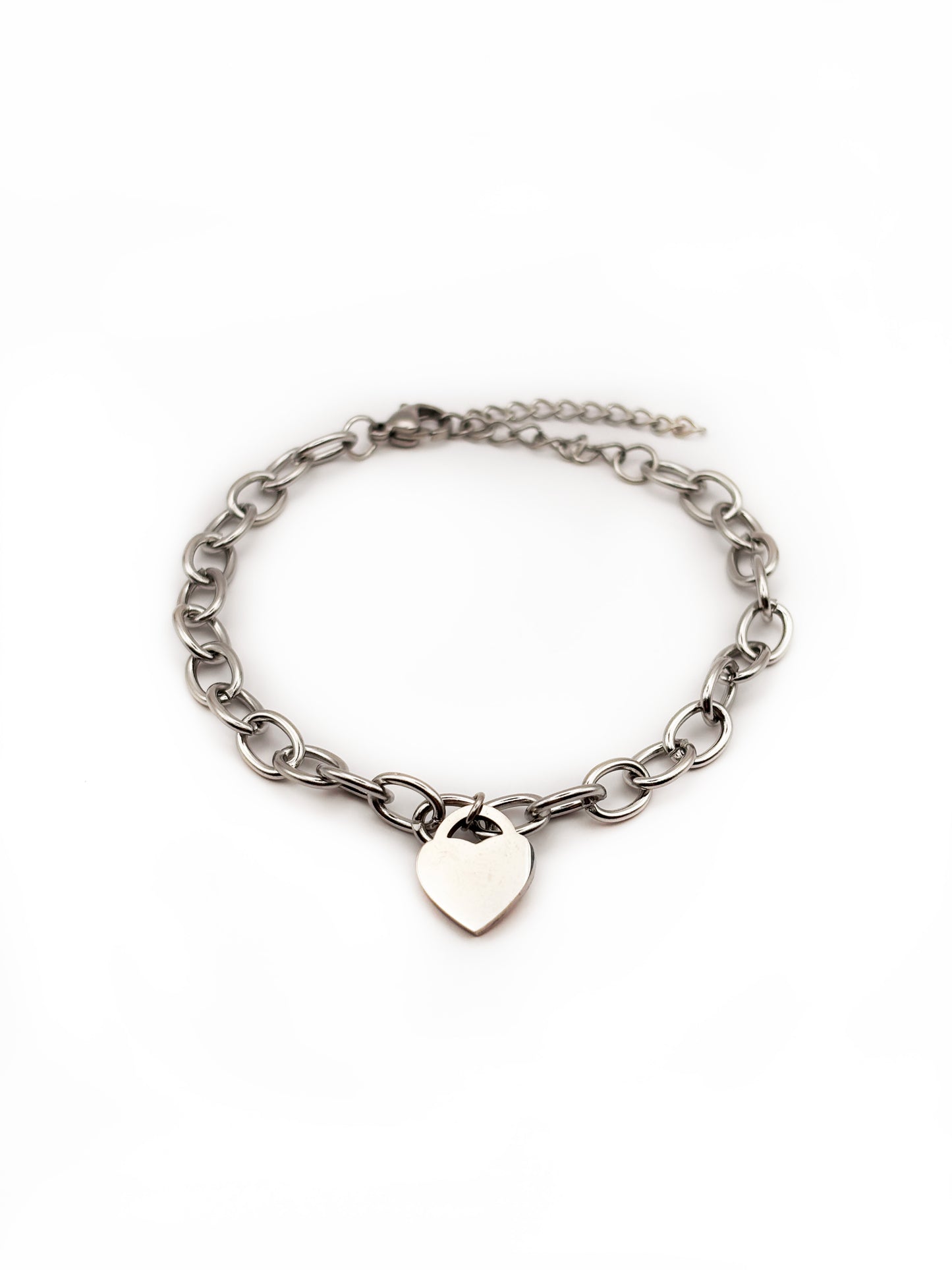 Armband one heart silver