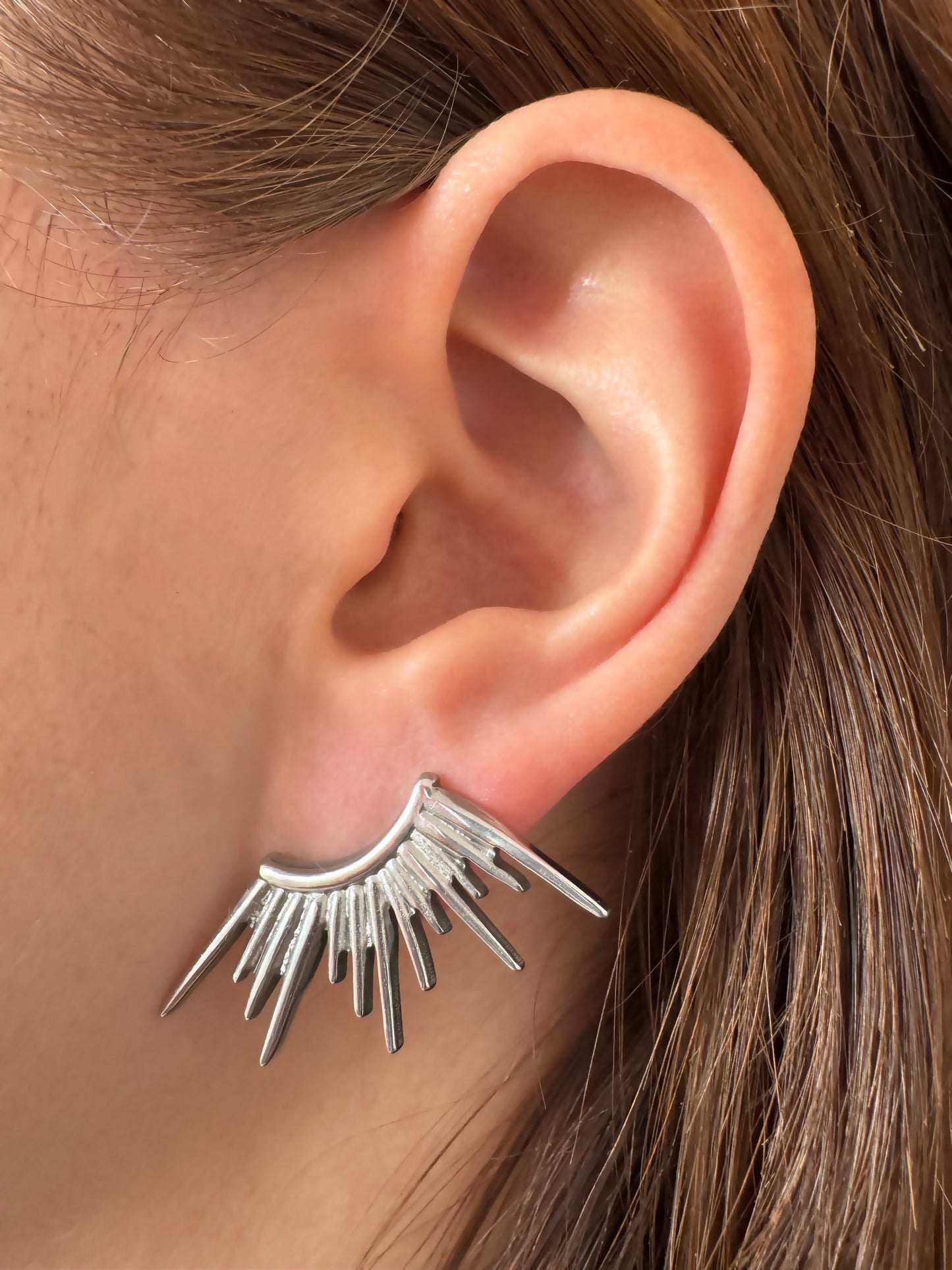 Oorbellen Chunky Style Silver