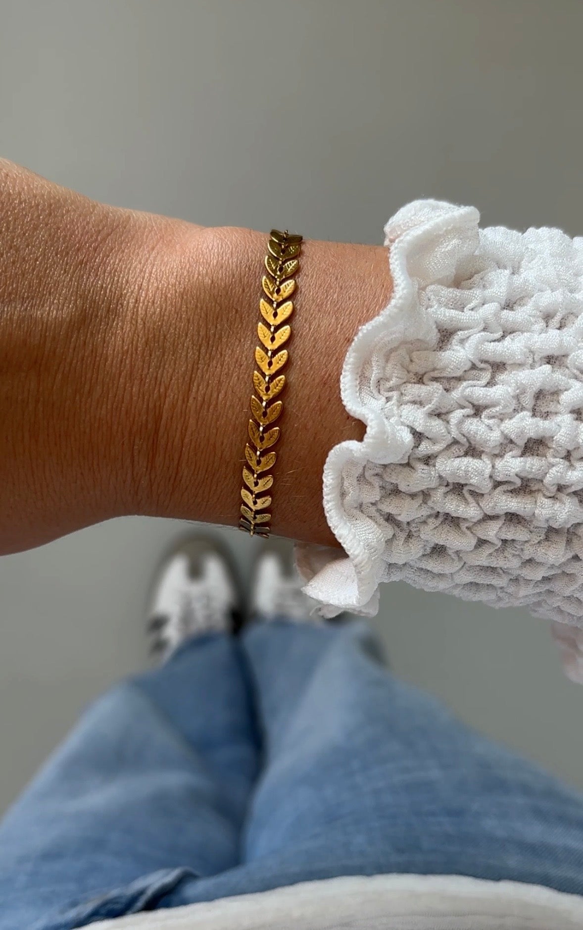Armband leaf gold
