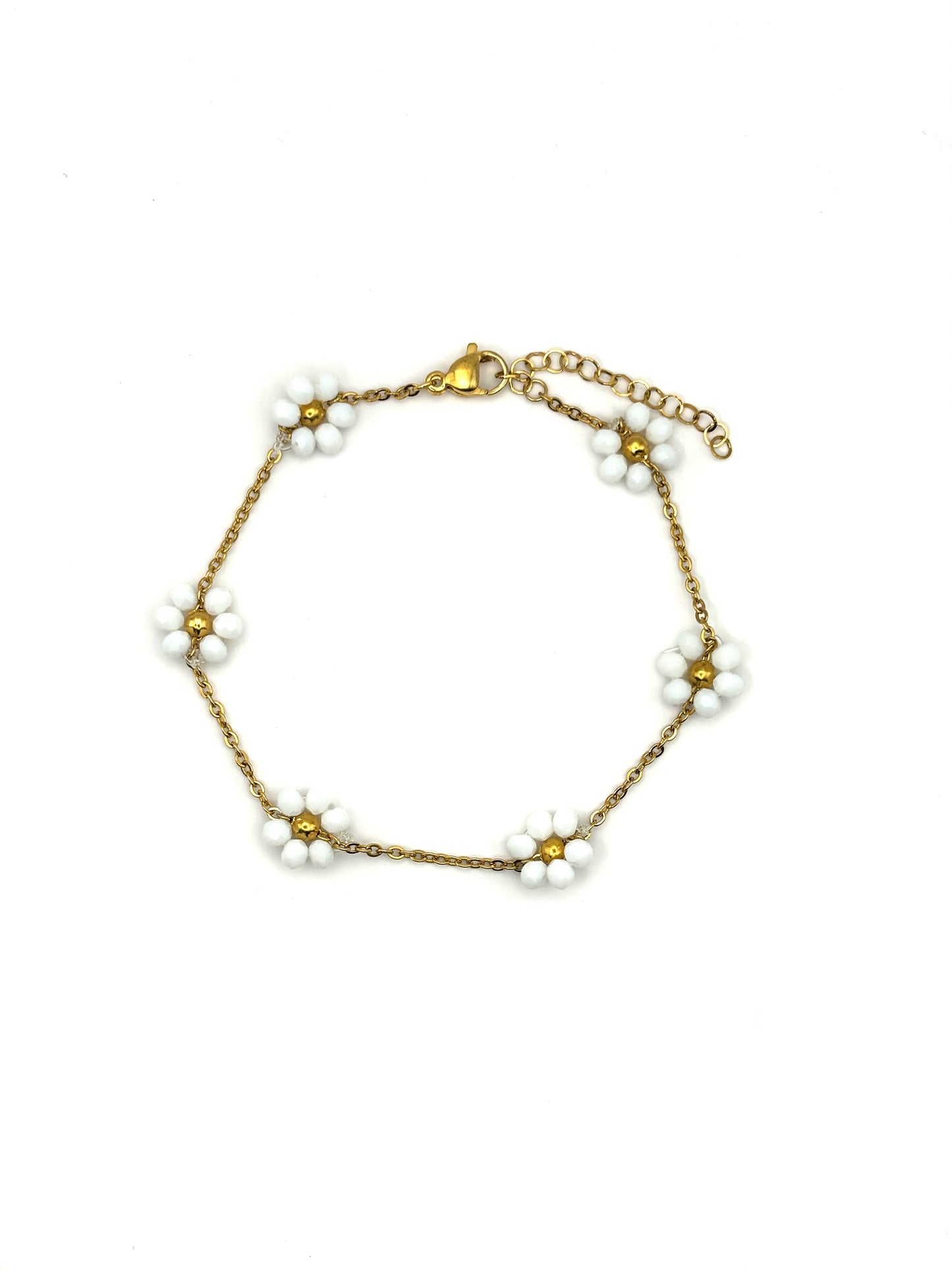 Armband Cute White Flowers