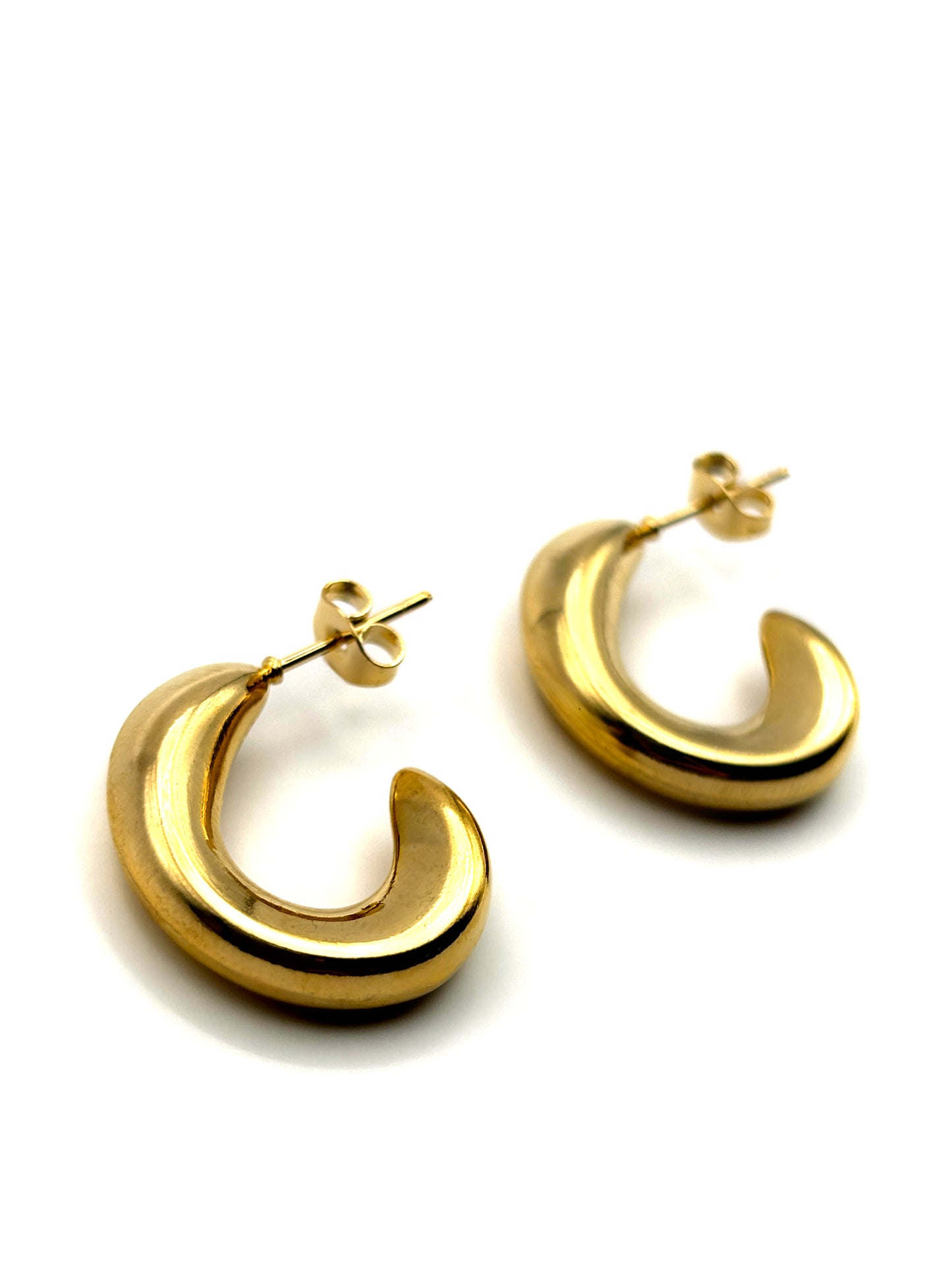 Oorbellen Gold Open Hoops