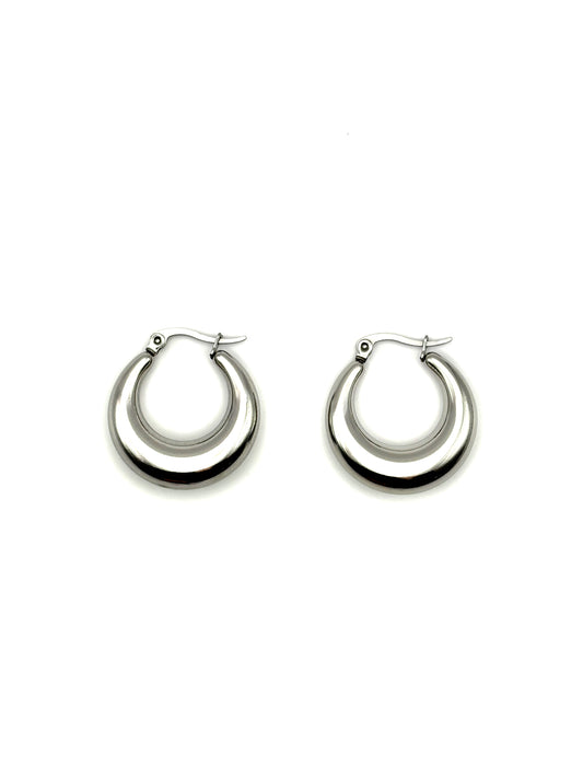 Oorbellen Silver Hoops