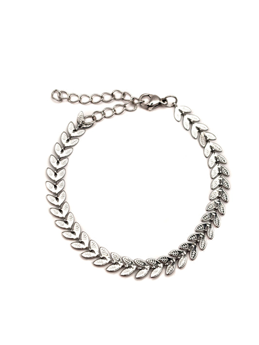 Armband leaf silver